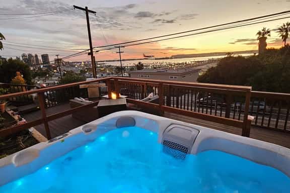 Skyline Hot Tub Deck • Harbor Views, Sleeps 8 - Image 1